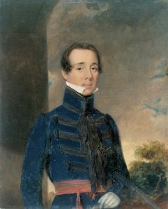 Tenente George Briggs (1808-75) Artiglieria di Madras, c.1832 da John Godwin Williams